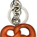 Bag Charm Cute Pretzel Keychain Purse Charms for Women,Bag Charms for Handbags Fashion Keychain Gift