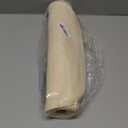 Silicone Pet Feeding Mat with Raised Edge for Food and Water, Dog Bowl Mats, Cat Bowls Placemat with High Lip for Floor Waterproof, Rubber Tray for Cats and Dogs 24 x 16 x 0.8 White Sand (Yellow Cast) 2 Pack