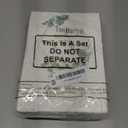 60 Pcs Greenery Eucalyptus Thank You Gift Bags With Handles - Paper Bags Bulk for Business, Party, Merchandise, Boutique, Wedding, Birthday