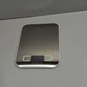 Food Scale, 11lb Kitchen Scale with 6 Units Tare Function & LCD Display, 0.05oz/1g Stainless Steel Digital Food Scale Grams and Ounces for Baking, Cooking, Dieting and Meal Prep (Batteries Included) (Silver)