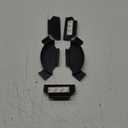 HQPARRTS Brackets for Philips Hue Play Gradient Lightstrip, Mounting Clips Compatible with Philips Hue Play Gradient Lightstrip 55/65/75 inch, Black