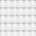 Accguan 6oz / 180ml Mason Jars Glass Jelly Jars, Canning Jars With Regular Lids, Ideal for Honey, Jam, Wedding Favors, Shower Favors, 30 Pack