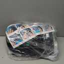 (2 Pack) Rear LED Taillight Assembly Fit for 2009-2018 Dodge Ram 1500, 2010-2018 Ram 2500 3500 - Chrome Smoke Lens, Only Fit factory Halogen/incandescent Models and Without Projector Headlights Models