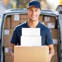 Eupako 10x7x5-Small-Shipping-Boxes-30-Pack-White-Corrugated-Box-Mailers, Cardboard Boxes for Packaging Small Business, Mailing