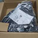 Fire Pit Spark Screen,24 Inch Fire Pit Screen Cover Outdoor with Handle&Poker,Firepit Screens Round Cover Mesh Replacement Heavy-Duty Steel Fire Pit Cover for Backyard/Beach/RV Camping (Metal)