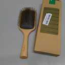Hair brush for Men and Women,Wet Brush with Wooden Handle, Curly Hair Brush, Air Cushion Brush, Wooden Paddle for Thick/Thin/Fine, Wet & Dry Styling, Square Large Brush