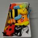 Infinno Baby Wrist Rattle Socks and Foot Finder Set, Perfect Baby Toys for 0-12 Months Newborn Boys and Girls As Shower Gifts, Garden Bug Series (Warm Color)