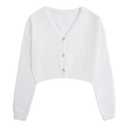 Verdusa Womens Crochet Cardigan, Short Sleeve Sweater, Light Weight Cardigan, Floral Boho Knit Tops, Summer Blue Small (S)