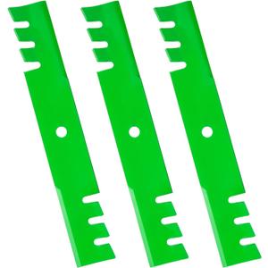 038-5350-00 48 Inch Deck Blade for Bad Boy ZT Elite, CZT, CZT Elite, Maverick, Maverick HD Zero-Turn Mower 481706 Scag Tiger Cub 48" Deck Circle Center Hole 3-IN-1 Mulching Toothed Mower Blade 3 PCS