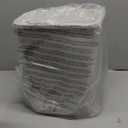 CEROELDA Slim Bathroom Trash Can, 10L/2.6 Gal Plastic Wastebasket with Press Top Lid, Pop-up Lid for Toilet, Office, Bedroom (White, 1 Pack)