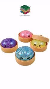  Mystery Squishy Bun Dumpling RARE GLITTER  4Packs