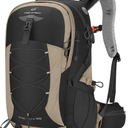 Maelstrom Hiking Backpack,Camping Backpack,40L Waterproof Hiking Daypack with Rain Cover,Lightweight Travel Backpack,Khaki