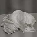 WDIRARA Women's 2 Piece Outfits Asymmetrical Neck Sleeveless Top and Split Thigh Ruffle Midi Skirt Set (Medium, White)