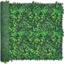 Artificial Greenery Wall Panels: 70'' x 120'' UV-Anti Faux Greennery Grass Wall Privacy Backdrop Fence Screen for Garden Fence Covering Privacy, Outdoor Indoor Home Decor