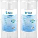 Tier1 Replacement for Hayward C4000 Pool Filter Cartridge  2 Pack | Compatible with Unicel C-7487, Pleatco PA100N, Filbur FC-1270 | 25-1/2" x 7" | Trilobal Fabric | Washable Pool Cartridge