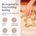 Starpack 'Bake me Happy' Christmas Cookie Cutters Set (18 pcs) - Holiday Cookie Cutters Variety Pack -Cookie Cutter Shapes Gingerbread Man, Star, Snowflake, Tree & Others - Metal Cookie Cutters