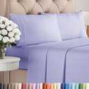 Queen Size 4 Piece Sheet Set - Comfy Breathable & Cooling Bed Sheets Set - Hotel Luxury Bedding for Women, Men, Kids, Teens, Boys & Girls - Deep Pockets, Ultra-Soft, Wrinkle Free - Oeko-Tex - Lavender