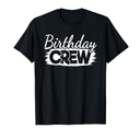 Port & Company Funny Birthday Crew Birthday Party Men Women Boys Girls Kids T-Shirt, XS Black