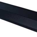 CLIMATEX Indoor/Outdoor Rubber Runner Mat, Door Mat For Floor Protection, 27" X 20', Black (9A-110-27C-20)