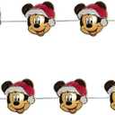 Mickey Mouse Kurt Adler Christmas Holiday LED Fairy Lights Boxed (One Size, Red/Black)