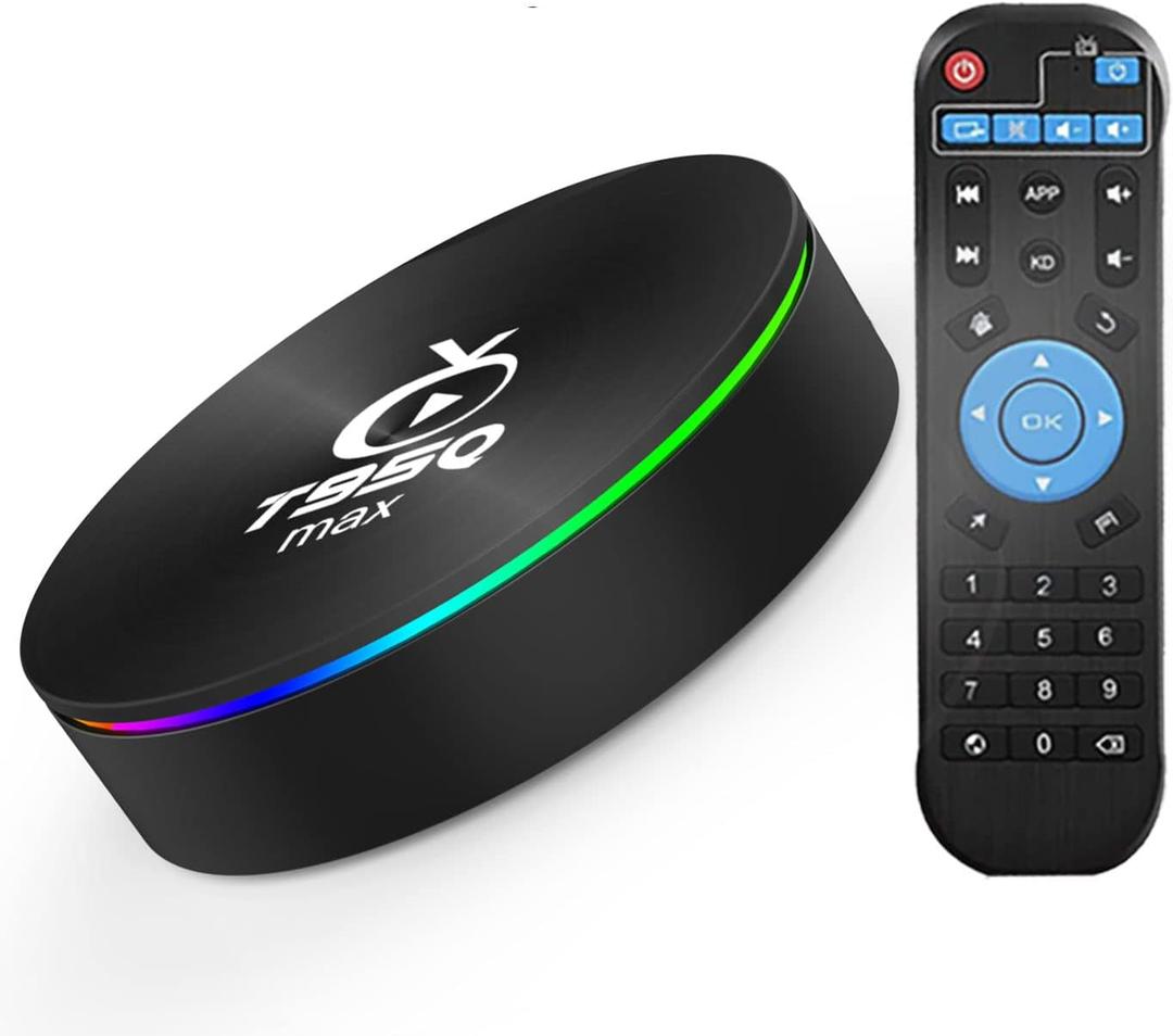 Android 11.0 TV Box T95Q Max Amlogic S905X4 with DDR3 4GB RAM 32GB ROM 4K Ultra HD H.265 Dual Band WiFi BT4.0 Media Box 2.4/5Ghz WiFi 100M LAN