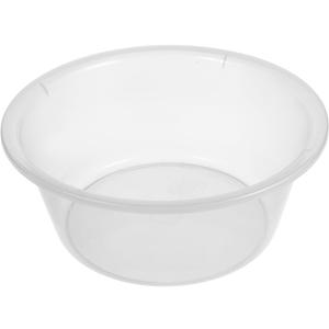 Transparent Wash Basin Multipurpose Washing Bowl for Salon Use Capacity Sturdy Design Convenient for Towel Storage Bathroom Outdoor