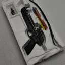 Tactical Crusader Hand Held Hunting Archery 50LB Pistol Crossbow Gun, Black (Darts Color May Vary)