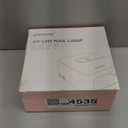 JODSONE U V Nail Lamp Rechargeable Portable with 3 Timers and LCD Display Screen for Nail Dryer Gel White