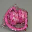 Candy Bila Kids Headphones, Wired Headphones for Kids Over Ear with Microphone, 85/94dB Volume Limiter Headphone for Girls Boys, Foldable Headphone for Learning & Entertainment, Gradient Deep Pink