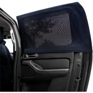 2Packs Universal Car Window Screen for Rear Window 25"(H) X43(W), Elastic Mesh Sun Shade Car Camping Window Cover, Fit for Most Cars Large SUVs, Truck, Pickup