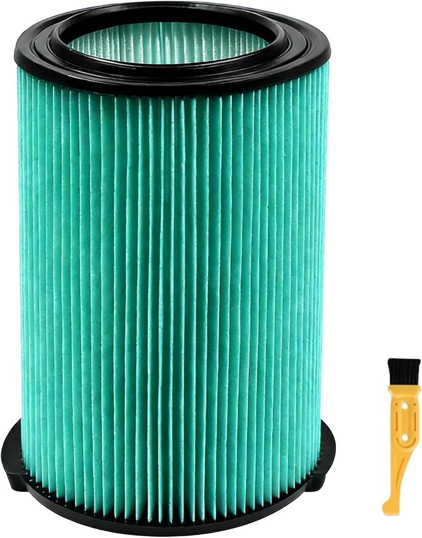 VF6000 5-Layer Replacement Filter for Ridgid 5-20 Gallon Wet Dry Vacuums WD5500 WD0671 WD6425 WD7000 WD1280 WD1851 WD1680 WD1956 RV2400A 1400RV RV2600B,Fit for Husky 6-9 Gallon Vacs 1 Pack