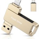 Apple MFi Certified Flash Drive 512GB for iPhone Photo Stick USB Memory Stick Thumb Drives High Speed USB Stick Jump Drive External Storage Compatible for iPhone/iPad/Android/PC