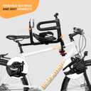 YouTeMei Kids Bike seat, Kids Front Mounted Bike Seat for Adult Bike
