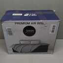 Queen Air Mattress with Headboard, Built-in Pump, 19" Raised 800 lbs Max