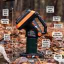 Heat Hog 4,000 BTU Portable Propane Radiant Space Heater, Indoor, Outdoor, Garage, Camping, Outdoor Sports, Boating, RVs, Angled Design, Gas Powered