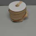 Teemico 50 Yards Elastic Stretch Foldover Ribbon Nylon Ribbon Rubber Band for Hair Ties Headbands,(15mm Width, Nude Color)
