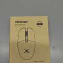 TECKNET Wireless Gaming Mouse Rechargeable - 8000 DPI, Long-Lasting 100Hrs Battery, RGB Backlit, 6 Programmable Buttons, Dual Connectivity (2.4G + USB-C) for PC, Mac, Laptop - Black