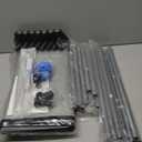 3D Printer Enclosure for Bambu Lab A1 Combo, Stainless Steel Frame Enclosure with LED Light, Fireproof Dustproof Noise Reduction Constant Temperature 3D Printer Cover, 838x588x588MM