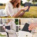 Caweet Case for Nook GlowLight 4 Plus 7.8" 2023 Release, Ultra Lightweight PU Leather Shell Cover with Magnetic Closure, Black