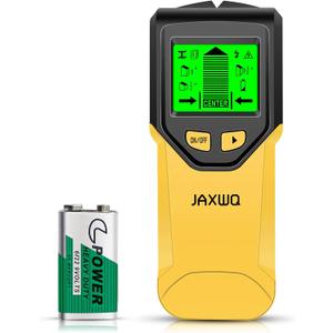 Stud Finder Wall Scanner - 5 in 1 Stud Finder Tool w/Microprocessor Chip and HD LCD Display, Stud Detector Beam Finders for the Center and Edge of Wood AC Wire Metal Studs Joist Pipe (buttercup)