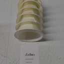 Wellmet Chandelier Shades, ONLY FOR CANDELABRA BULBS, Clip-on Fitter Lamp Shades, 3" X 6" X 5", 6 pcs Set (Cream white)