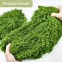 Fake Green Moss for Crafts 7 Oz Decorative Artificial Moss for Crafts Decorative Faux Moss Table Centerpieces Wedding Party Decor Fairy Garden Floral DIY