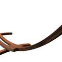 14 Ft. Wooden Arc Hammock Stand. 450 LB Capacity. Teak Stain Finish
