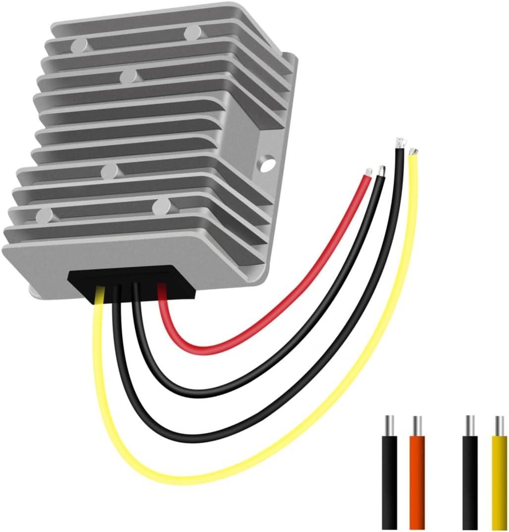 10A 12V to 24V 240W DC Step-Up Converter, Regulator, Boost Converter, for LED Club Car Light Bar, IP68 Waterproof Power Module