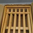 Bamboo Shoe Rack 6 Tier Foldable Shoe Rack Narrow Vertical Shoe Organizer Free Standing Shelf, Multifunctional Slim Storage for Entryway, Corner, Bedroom, Hallway, Wood Color