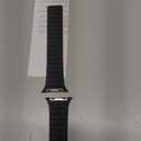 Apple Watch Band - Leather Link (40mm) - Black - Small/Medium