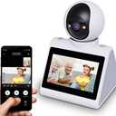 Indoor Home Security Camera,Dual-Band(5G/2.4G) Pet Dog Camera,Two Way Video Camera with 4.3" Screen,Nanny cam,Monitor for Baby/Elder/Nanny/Dog/pet with Phone App Dome Camera(Button Calling)