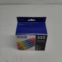 EPSON 222 Claria Ink Standard Capacity Color Combo Pack (T222520-S) Works with WorkForce WF-2960, Expression XP-5200