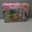 Castle STEM Building Toys for Girls Ages 6 7 8 9 10 11 12 Years Old, VINTOP Building Sets for Girl Boys, 1000PCS Pink Princess Castle Carriage Playsets Creative Building Blocks Xmas Toy Gifts for Kids