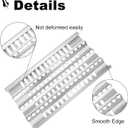 18 Grill Heat Plates Shield Grill Burners Radiant Tray for DCS Grills 27DBQR, DCS 36 BGB36-BQARL, 48 BGB48-BQARL, 30 BGB30-BQR-L, Dynamic Cooking Systems Gas Grill Replacement Parts